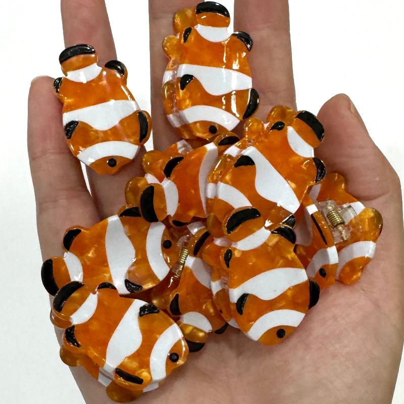 Tropical Fish Mini Hair Claw Set(6pcs)