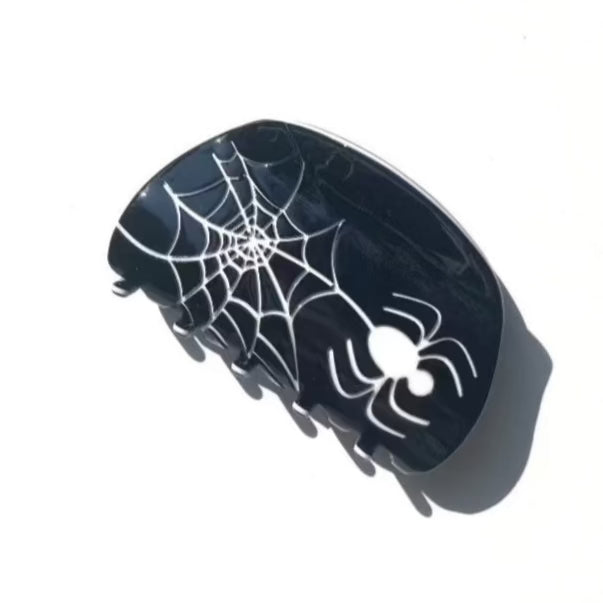 Halloween Spider Web Hair Claw