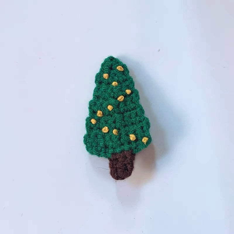 Handmade Christmas Tree Hair Clip