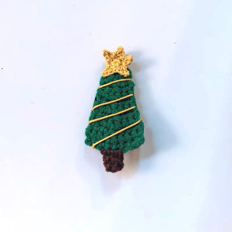 Handmade Christmas Tree Hair Clip