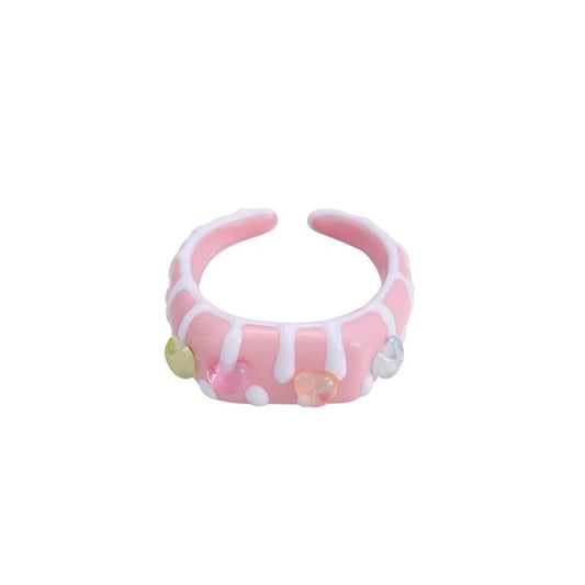 Pink Bubble  Ring