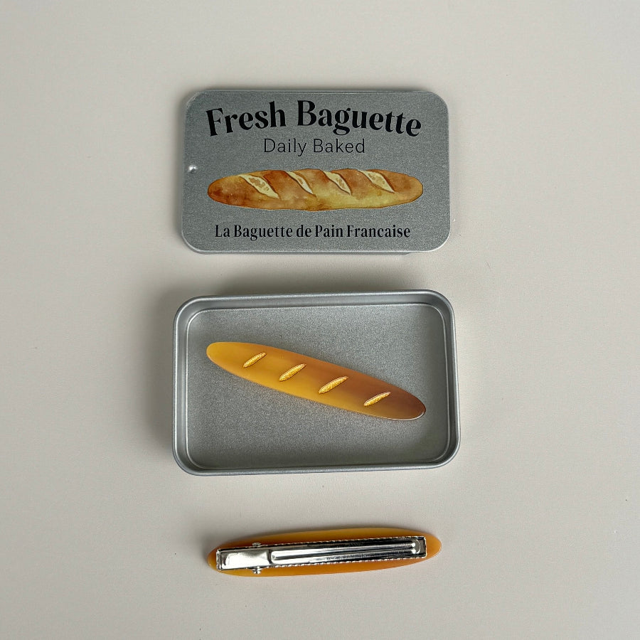 2Pcs French Baguette Hair Clips Set