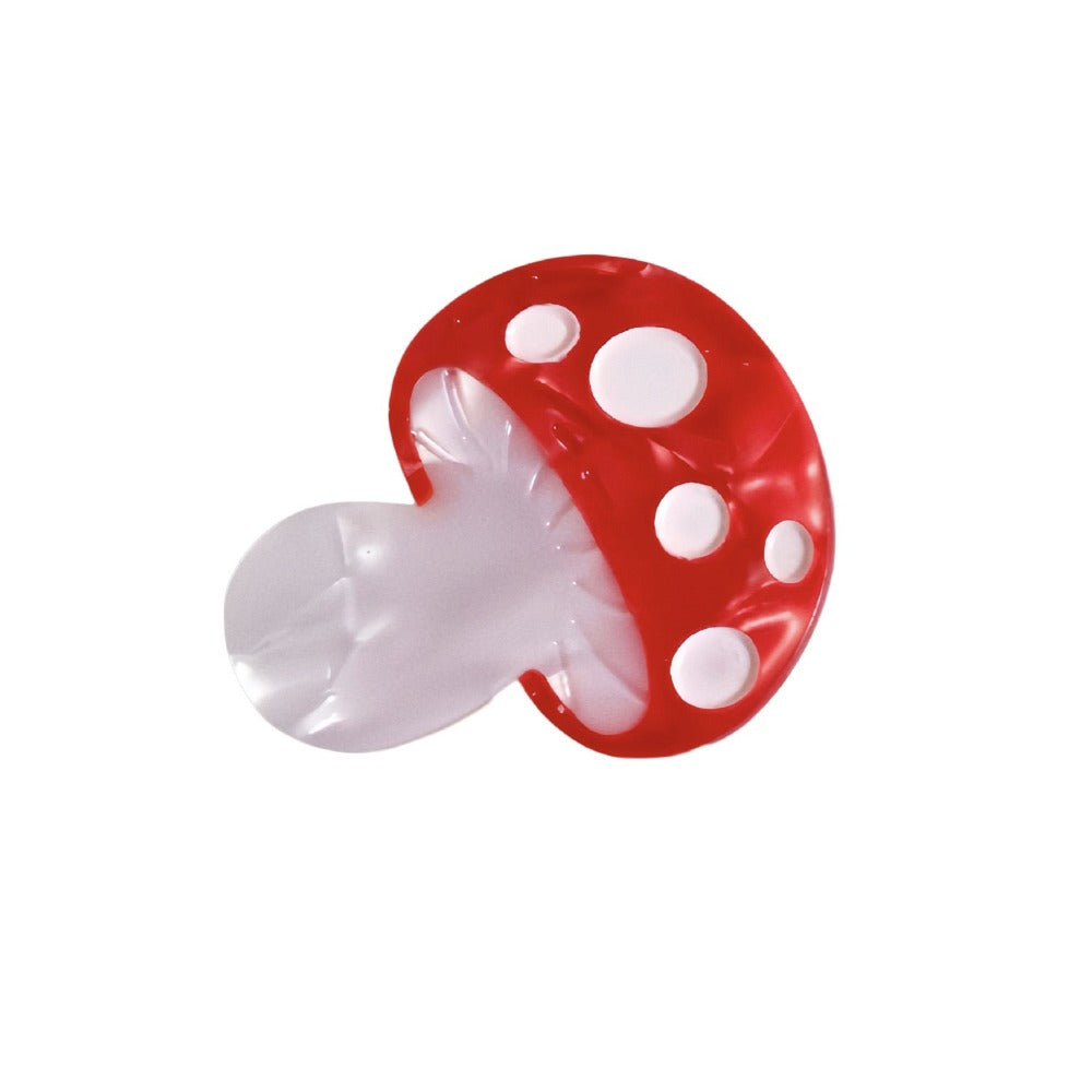 Mini Mushroom Hair Clip