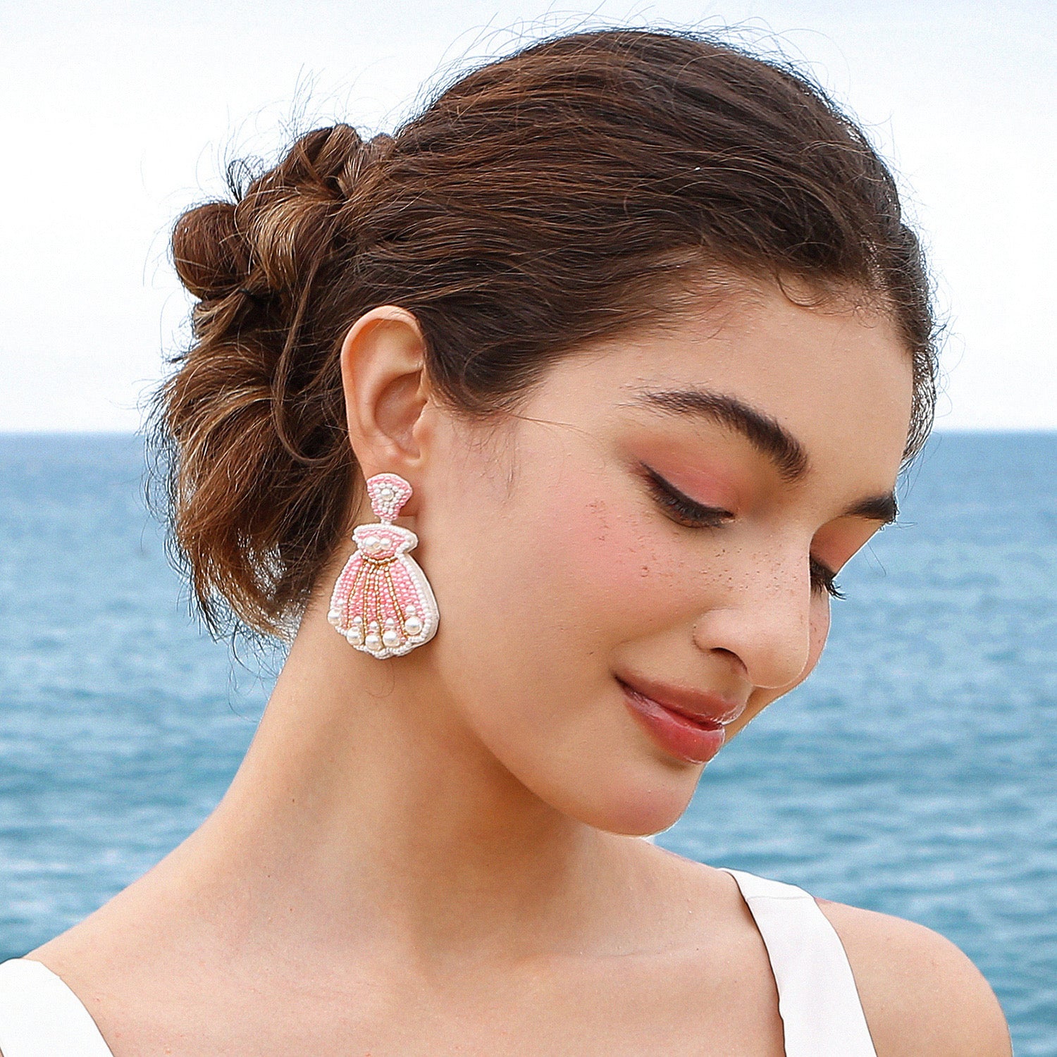 Pink Shells Earrings