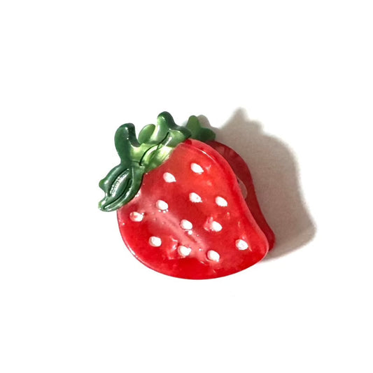 Mini Fruit Strawberry Hair Claw