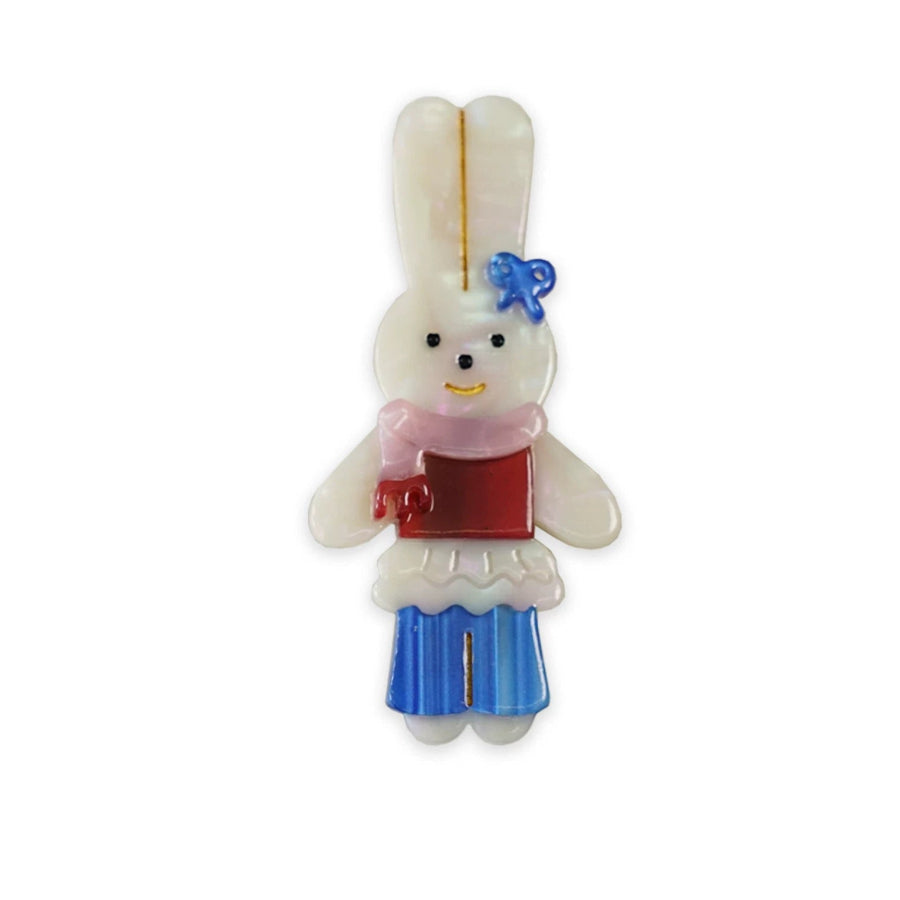 Rabbit In Skirt Hair Clip