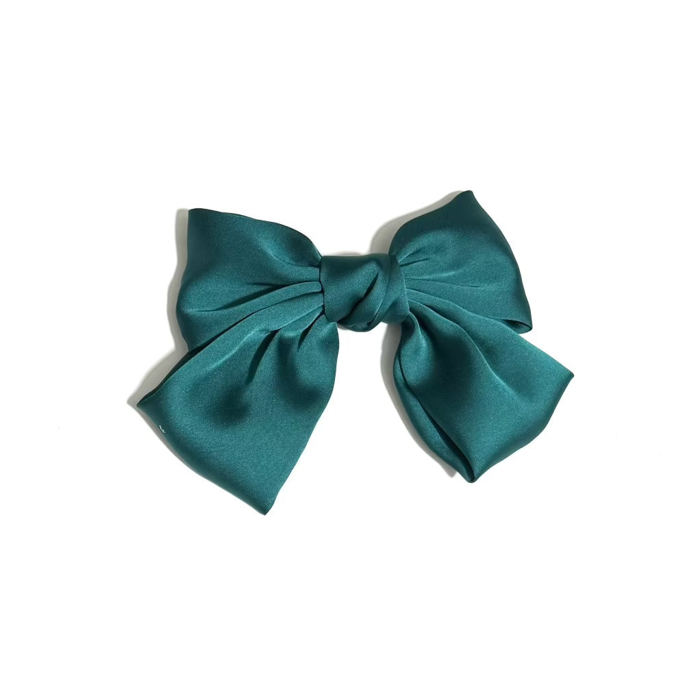 Green Bow Hair Clip In Paris