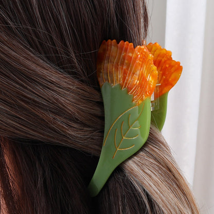 Calendula Flower Hair Claw