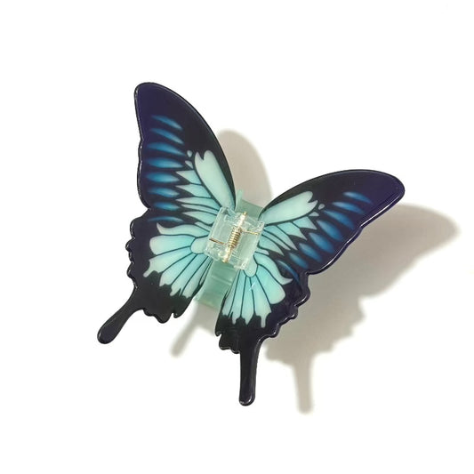 Peleides Blue Morpho Butterfly Hair Claw