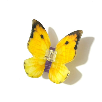 Vivid Bloom Butterfly Hair Claw