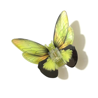Green Swallowtail Butterfly Hair Claw