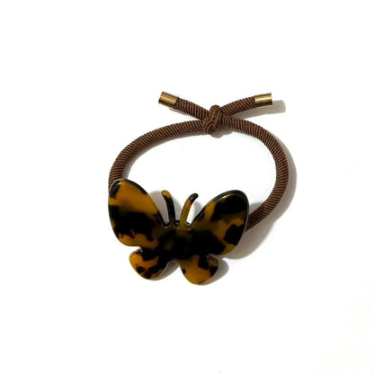 Iridescent Butterfly Shadow Hair Scrunchie