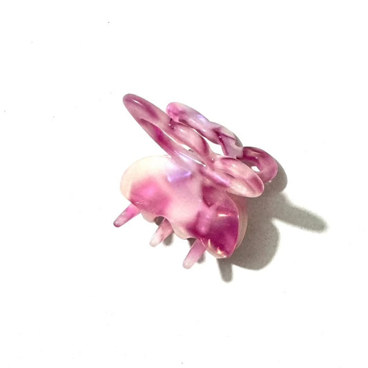 Pink Mini Butterfly Hair Claw