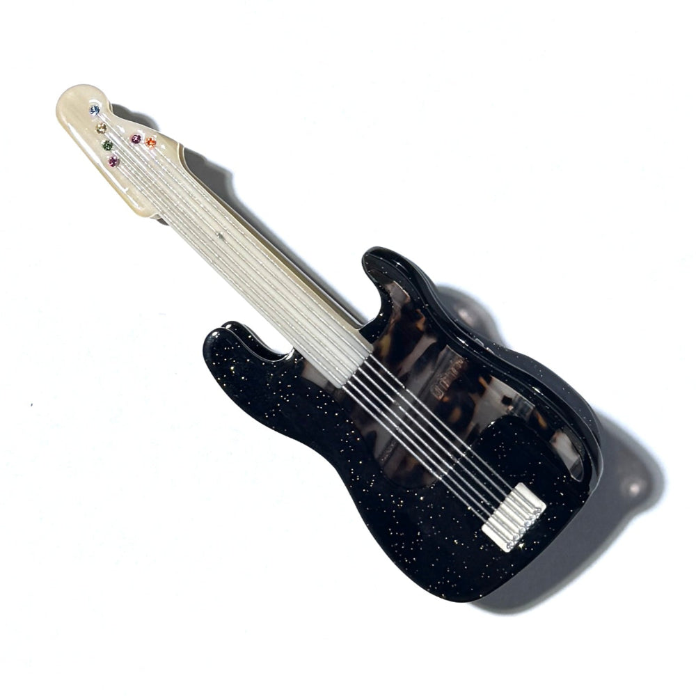 Guitar Hair Claw In Black