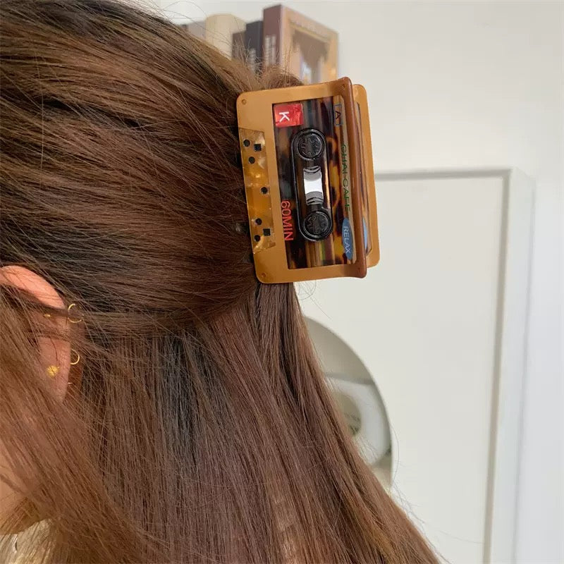 Vintage Tape Hair Claw