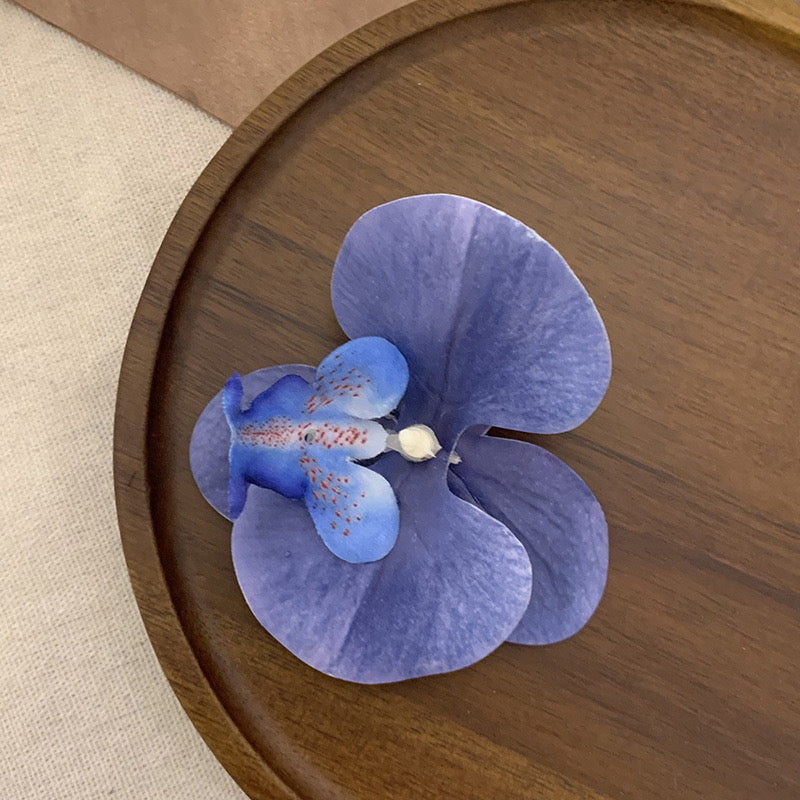 Blue Phalaenopsis Flower Hair Clip