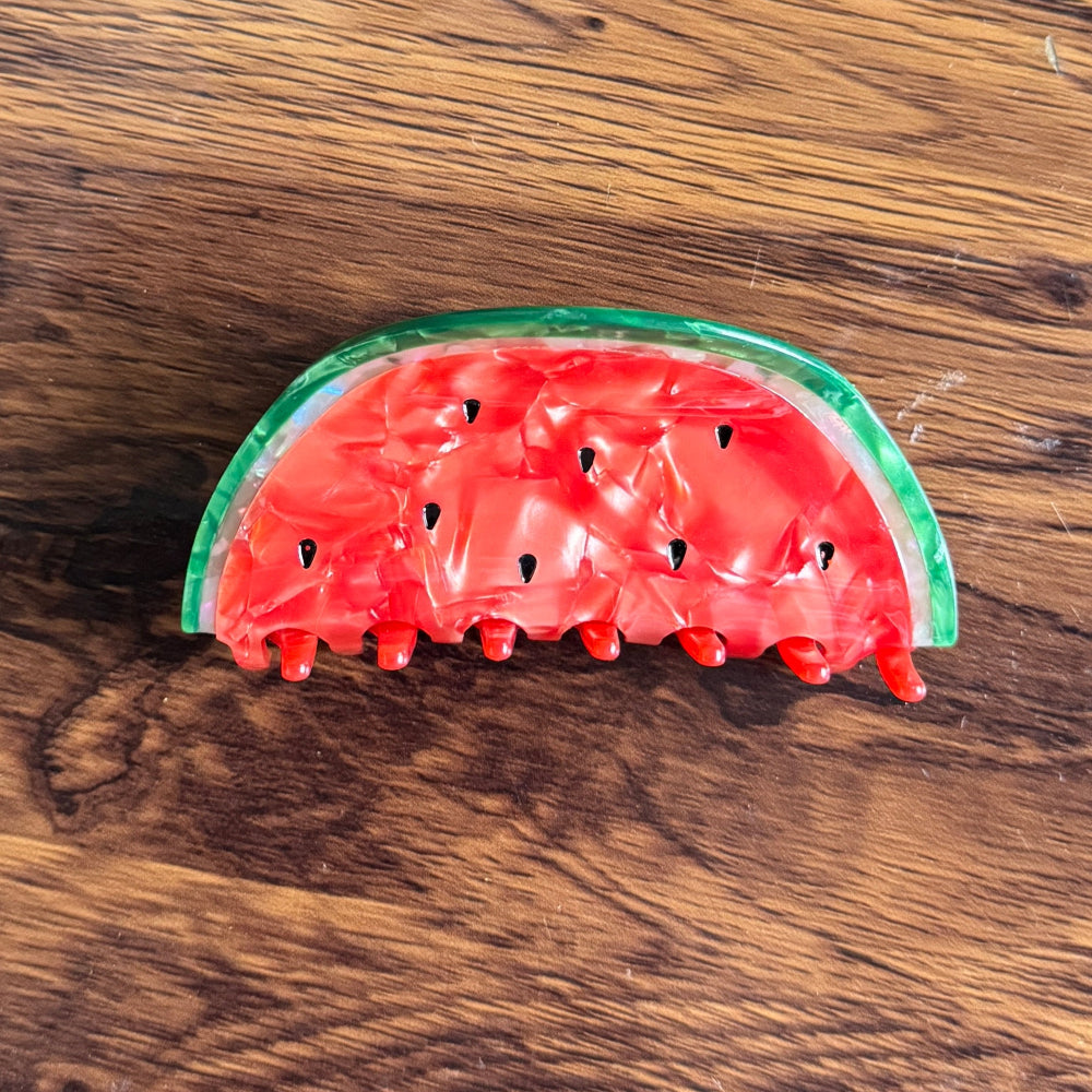 Big Watermelon Hair Claw