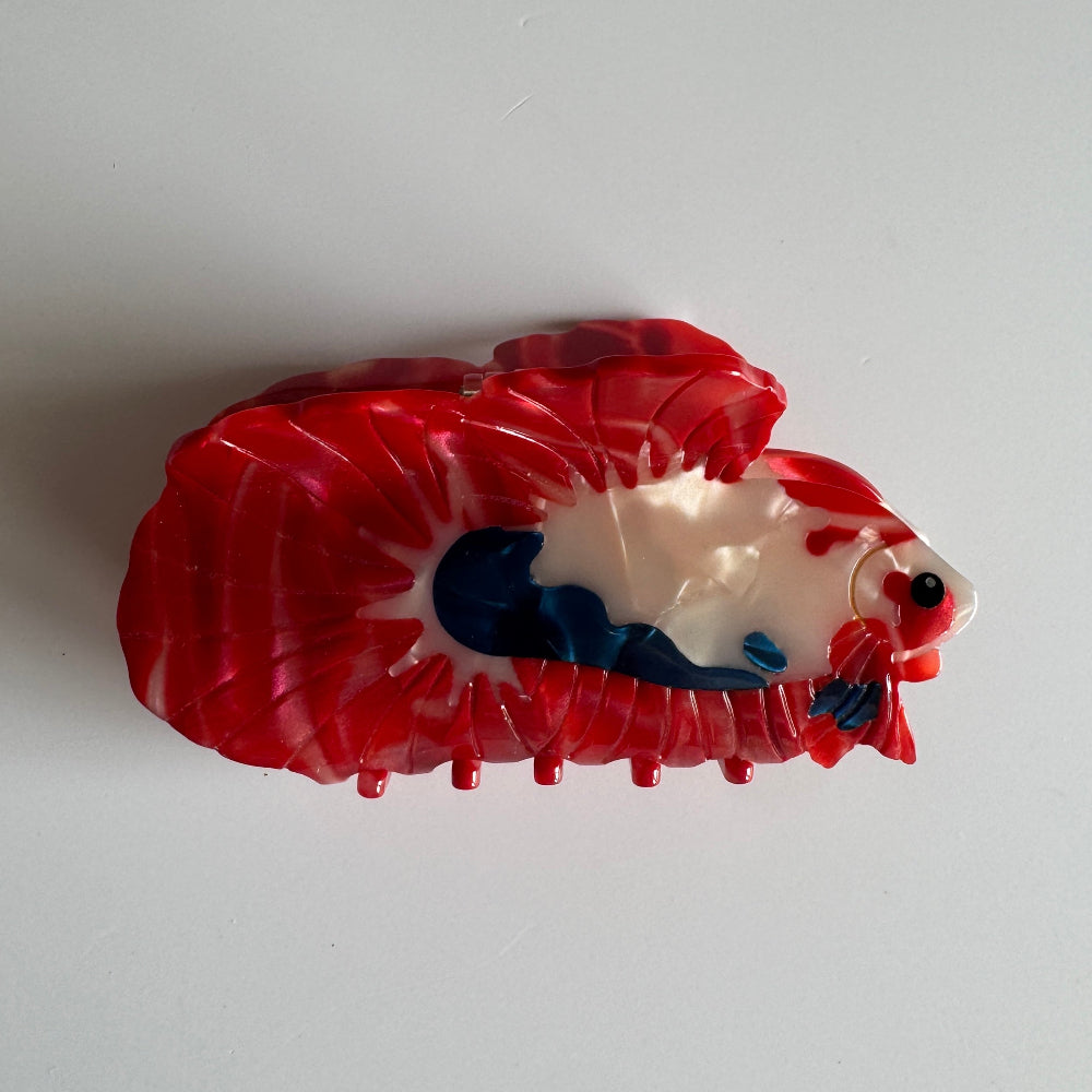 Red Betta Hair Claw