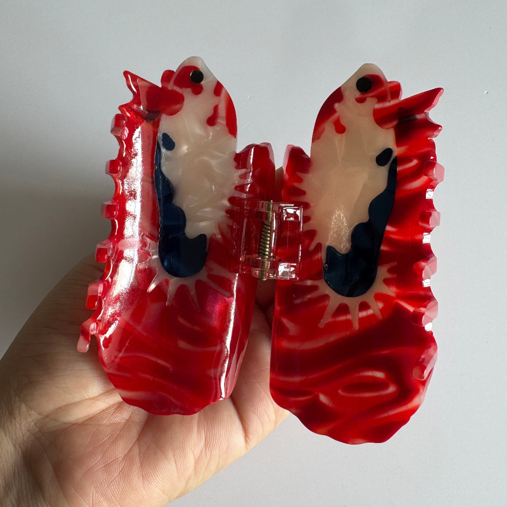 Red Betta Hair Claw