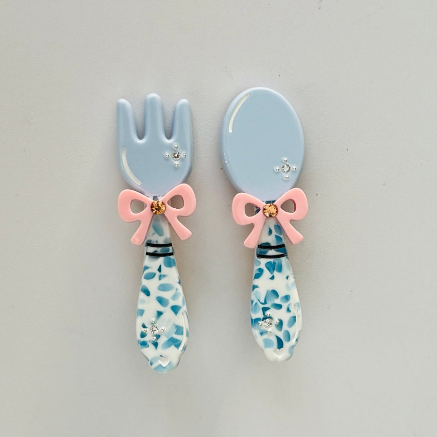 Spoon Fork Set Hair Clip
