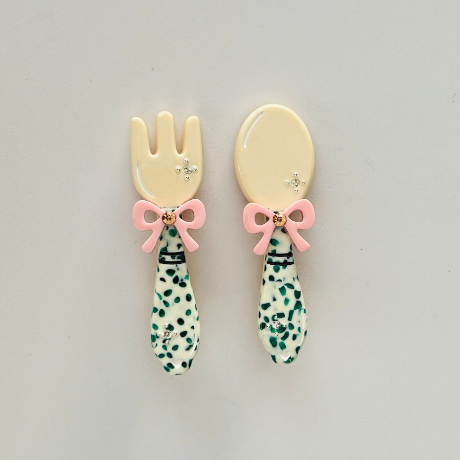 Spoon Fork Set Hair Clip