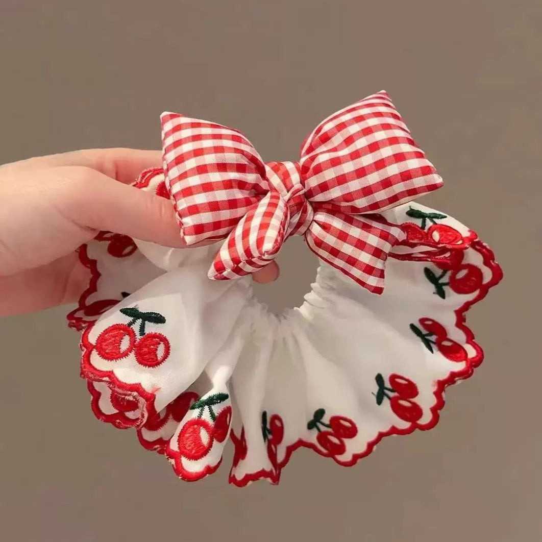 Sweet Cherry Scrunchie