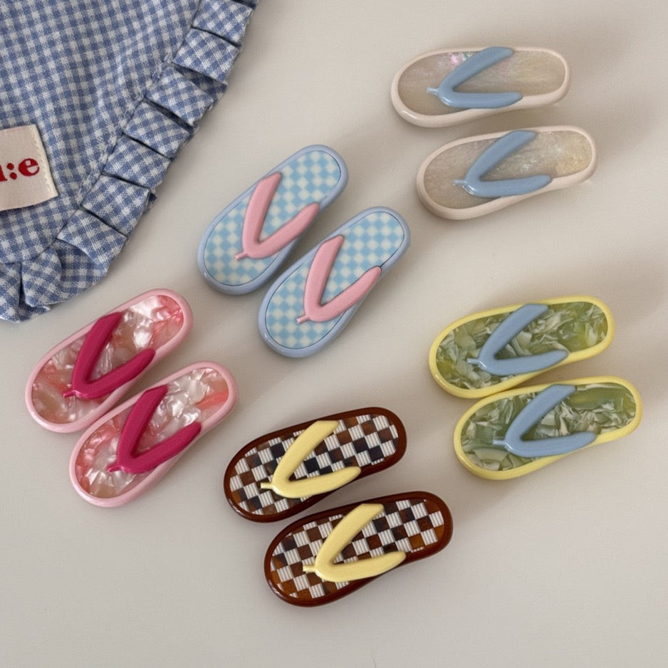 Summer Sandals Slipper Hair Clip