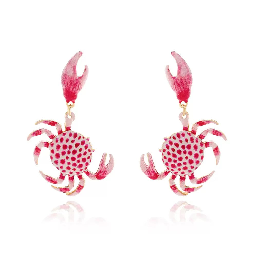 Seaside Crab Earrings