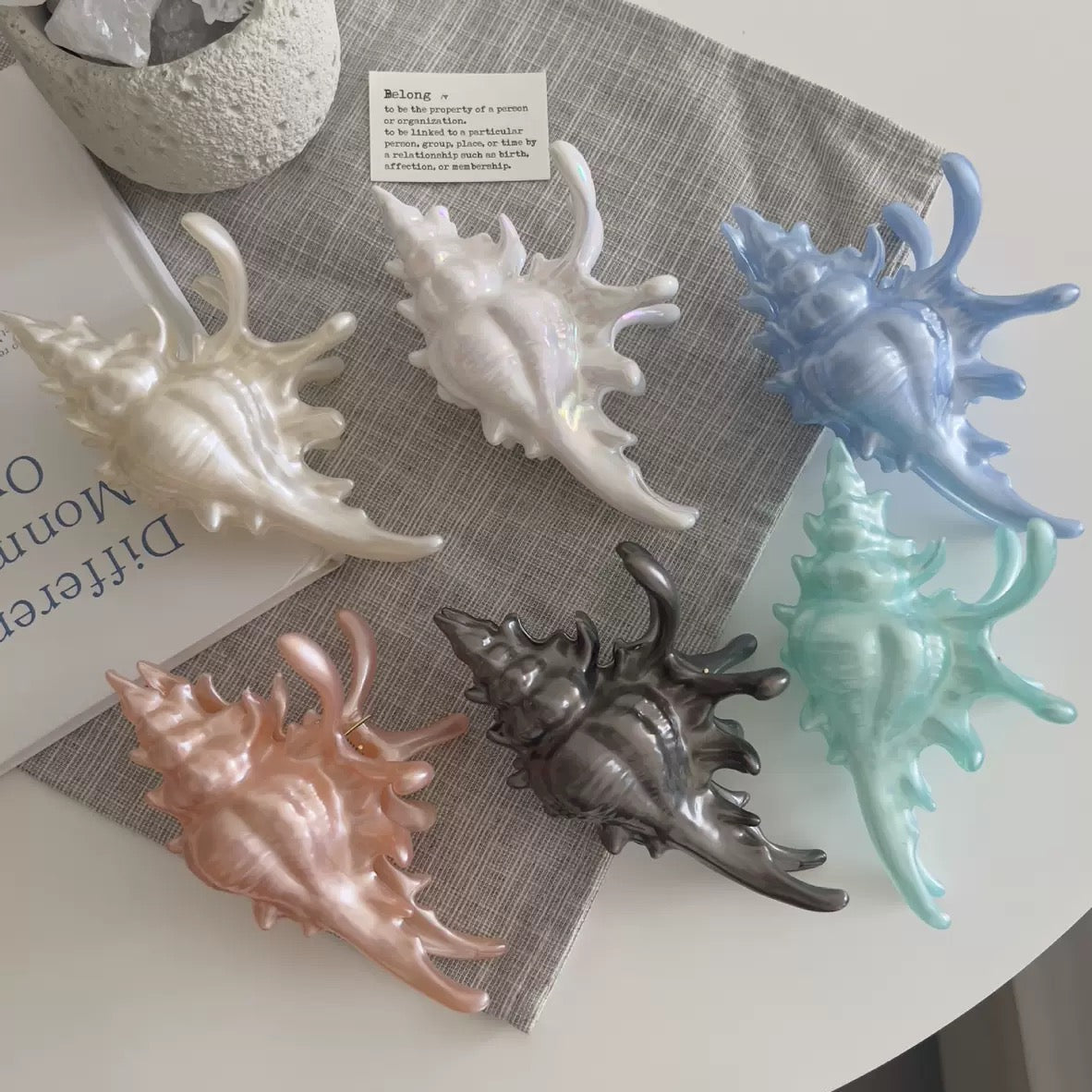 Shell Conch Hair Claw