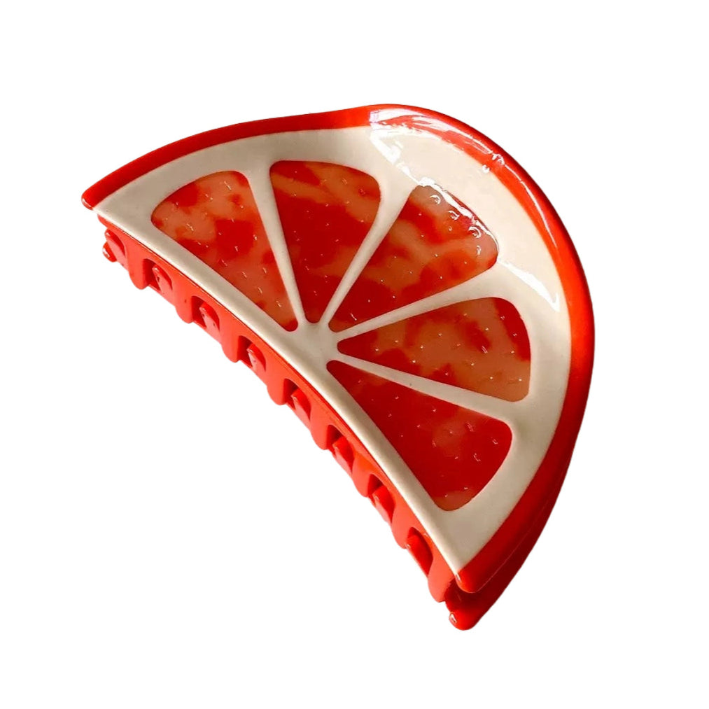 Orange Oranges Hair Claw