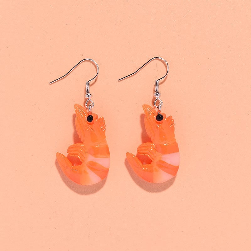 Shrimp Earrings