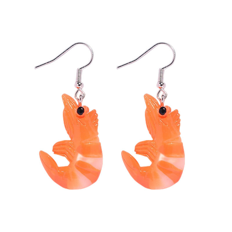 Shrimp Earrings