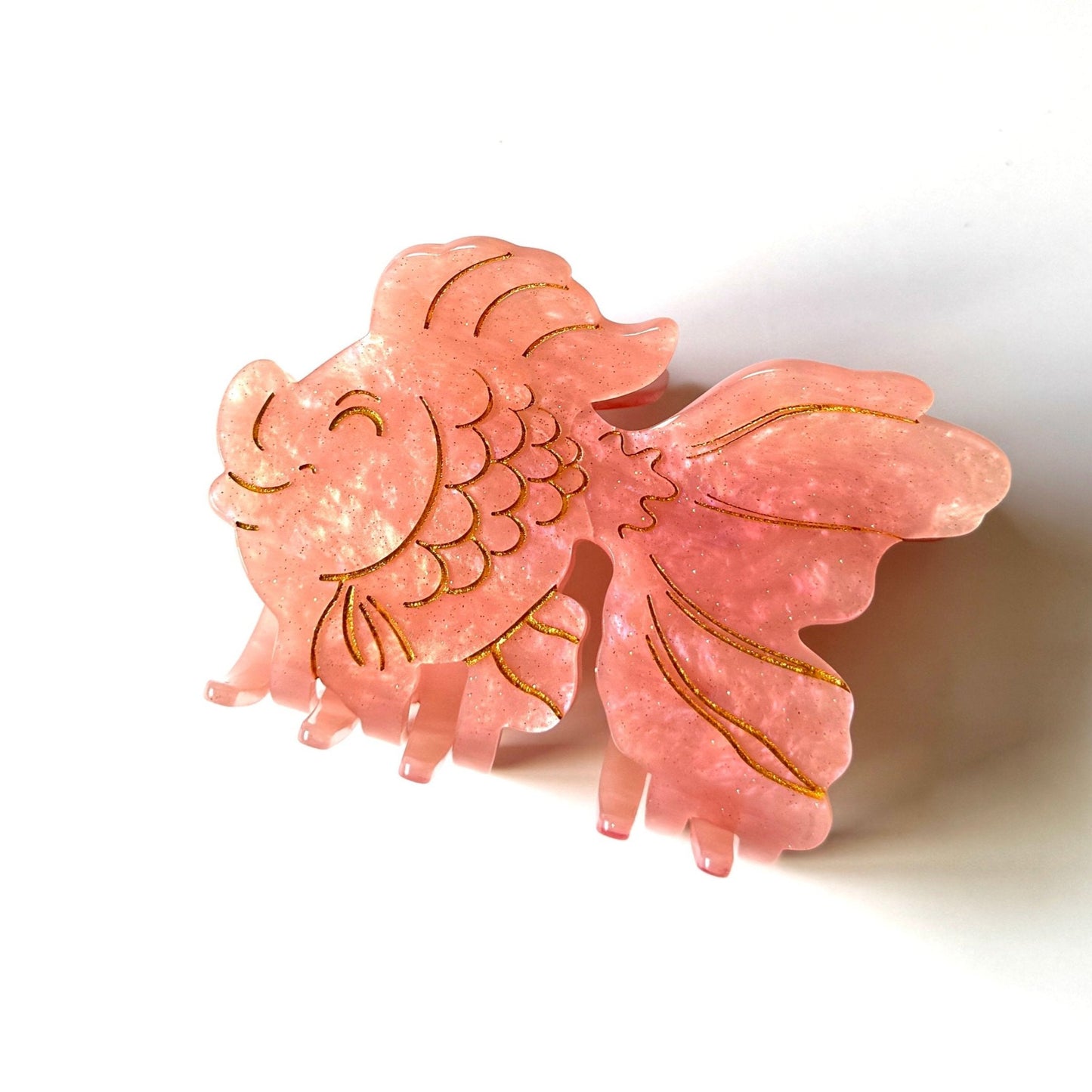 Pre-sale Smiling Goldfish Hair Claw