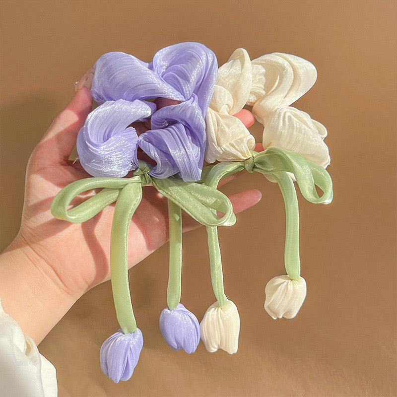 Tulip Hair Scrunchie