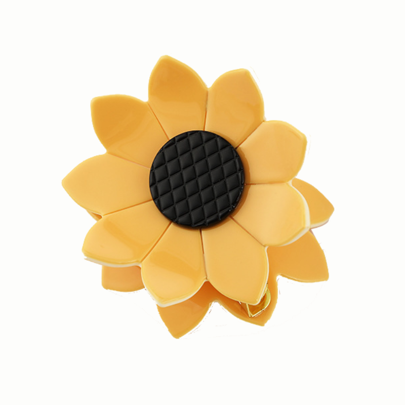 Yellow Sunflower Hair Claw