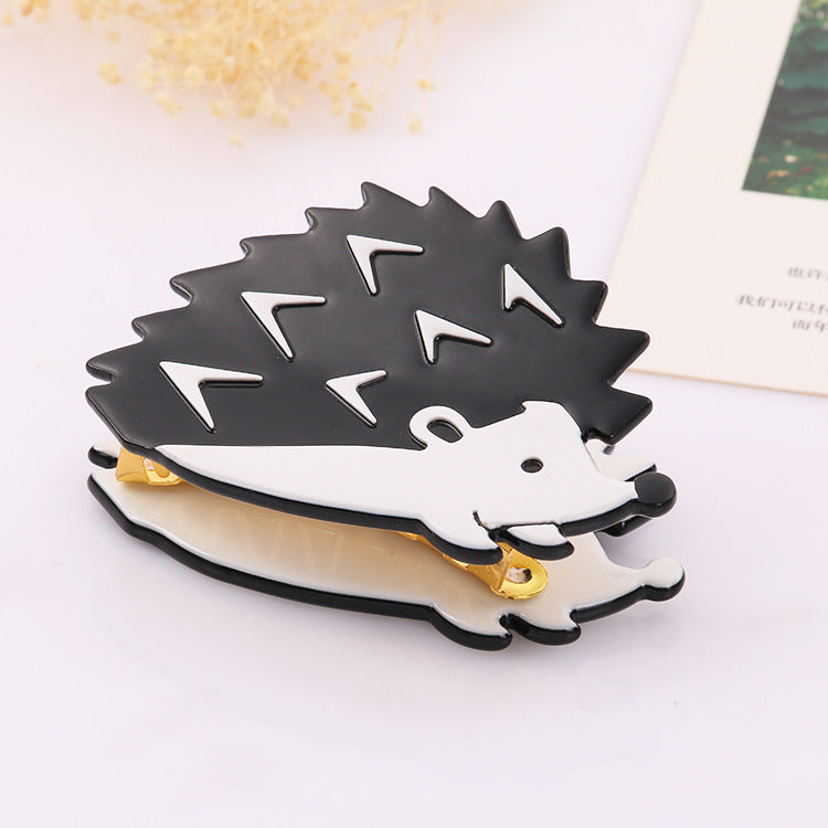 Round Yoyo Hedgehog Hair Claw