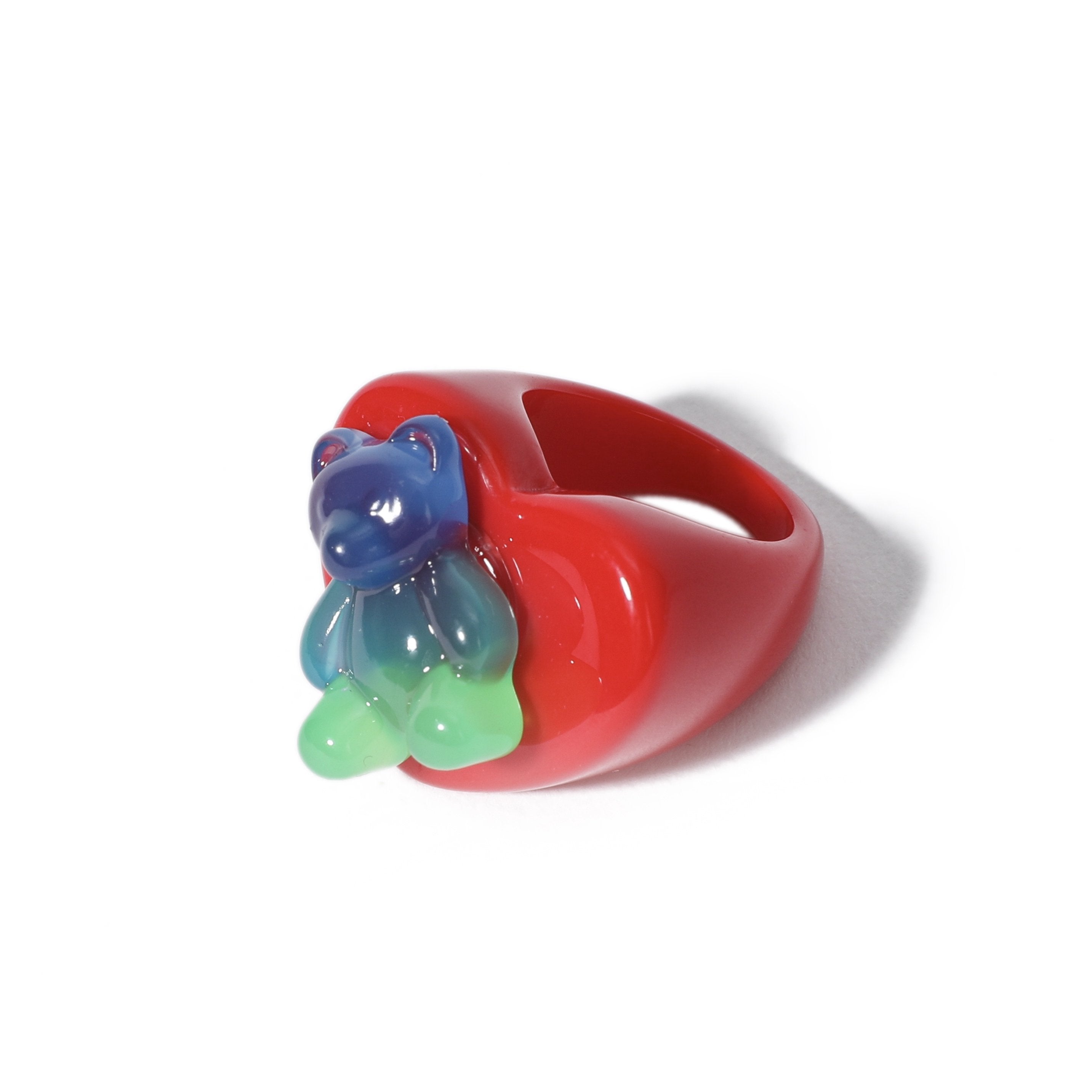 Sugar Gummy Ring in Cherry Puree