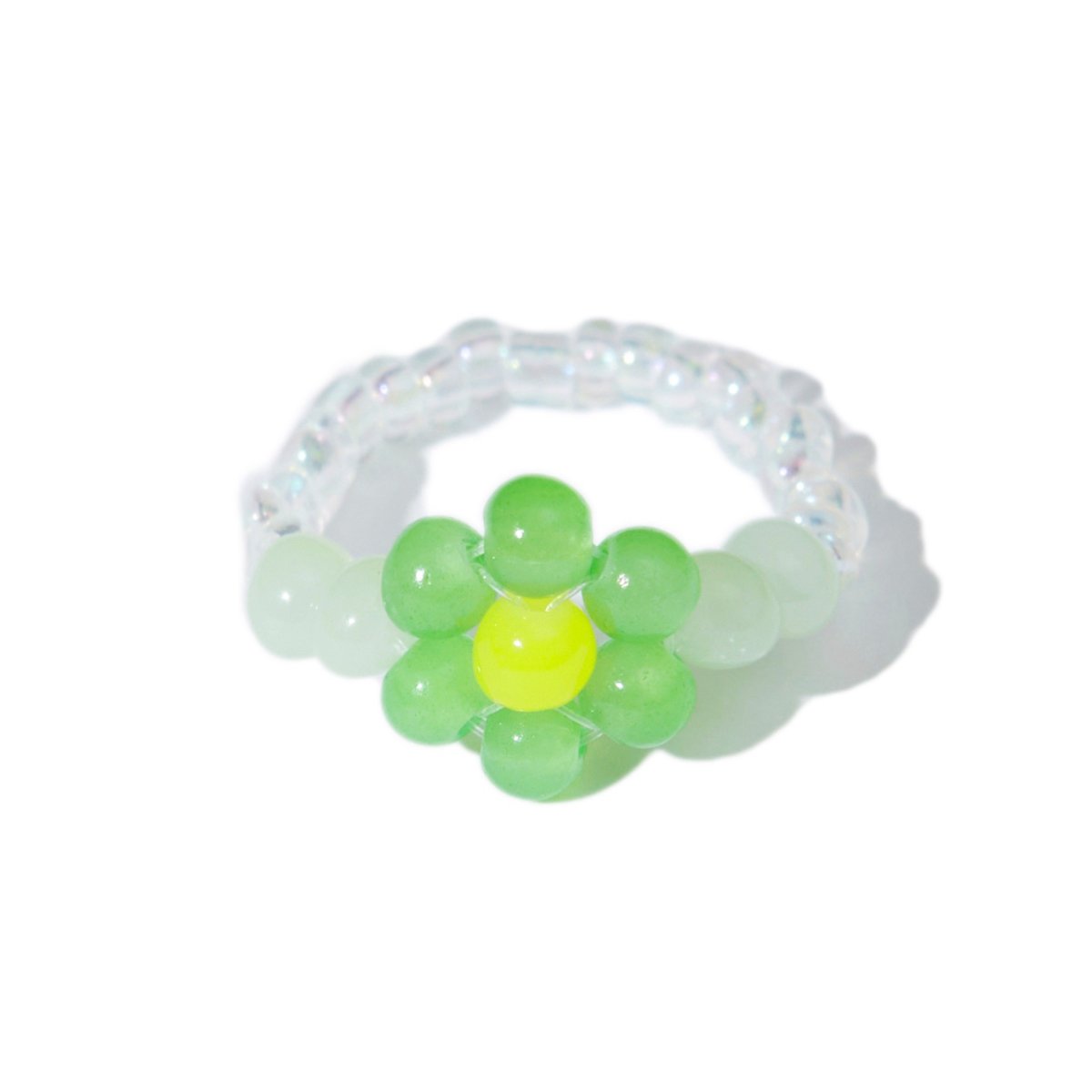 Flower Power Ring in Melon