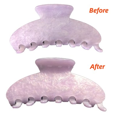 discoloration hair claw