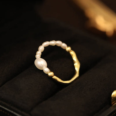 Natural pearl Ring