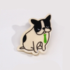 French Bulldog clip with tie