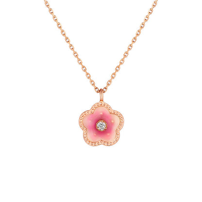 peach blossom Necklace
