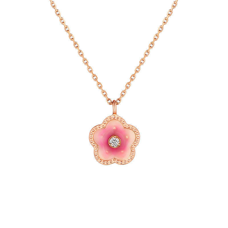 peach blossom Necklace