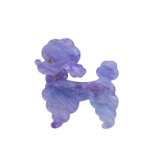 Sky-blue Poodle Dog Hair Clip