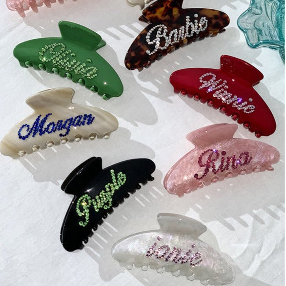 The  Nameplate Customized Hair Claw