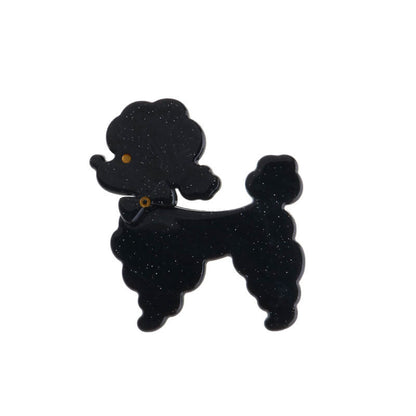 coffee Poodle Dog Hair Clip