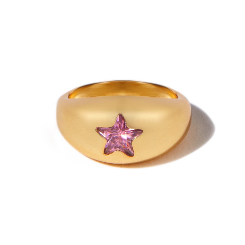 Star Power Ring in Night Blue