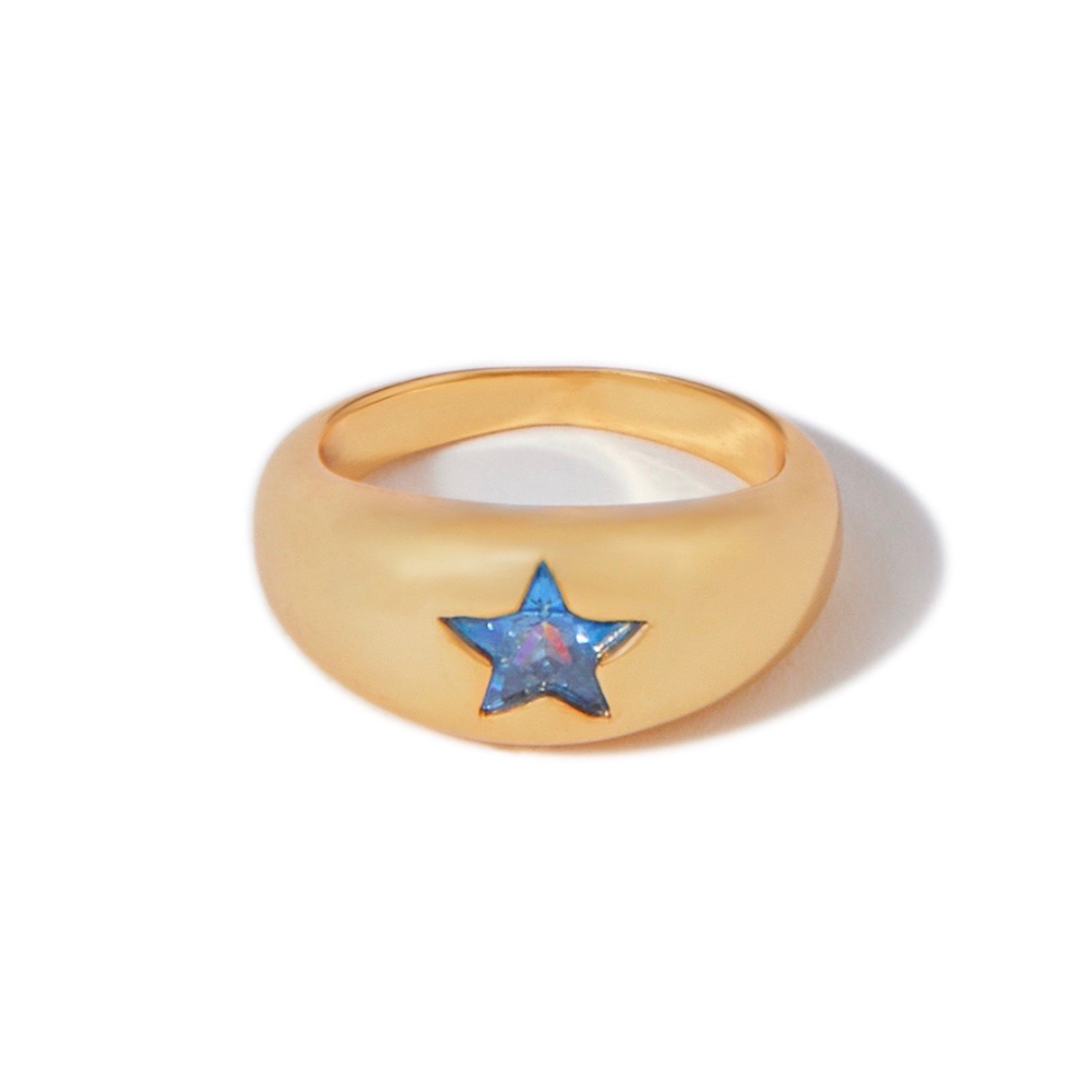 Star Power Ring in Morning Pink