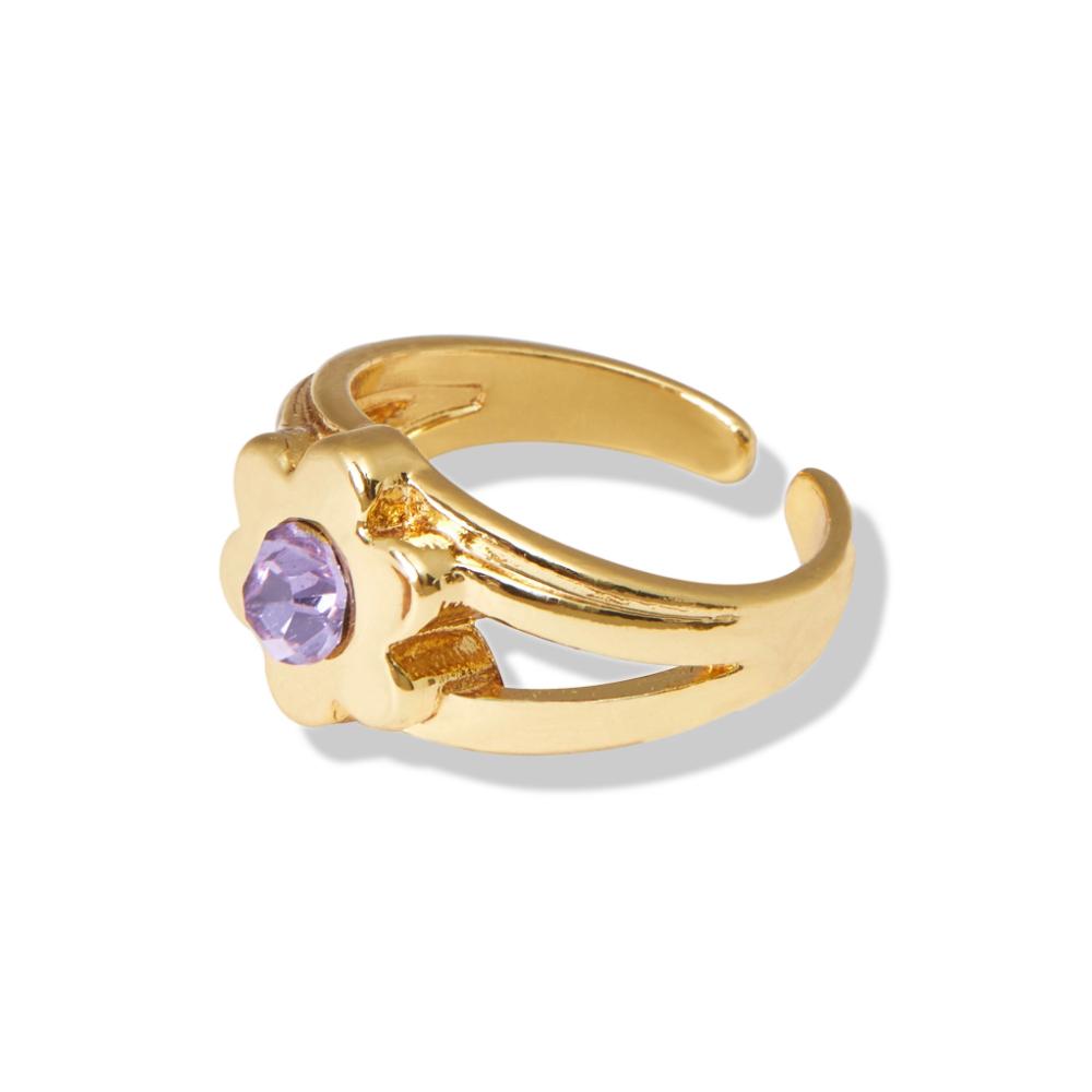 Flower Power Ring in Gold