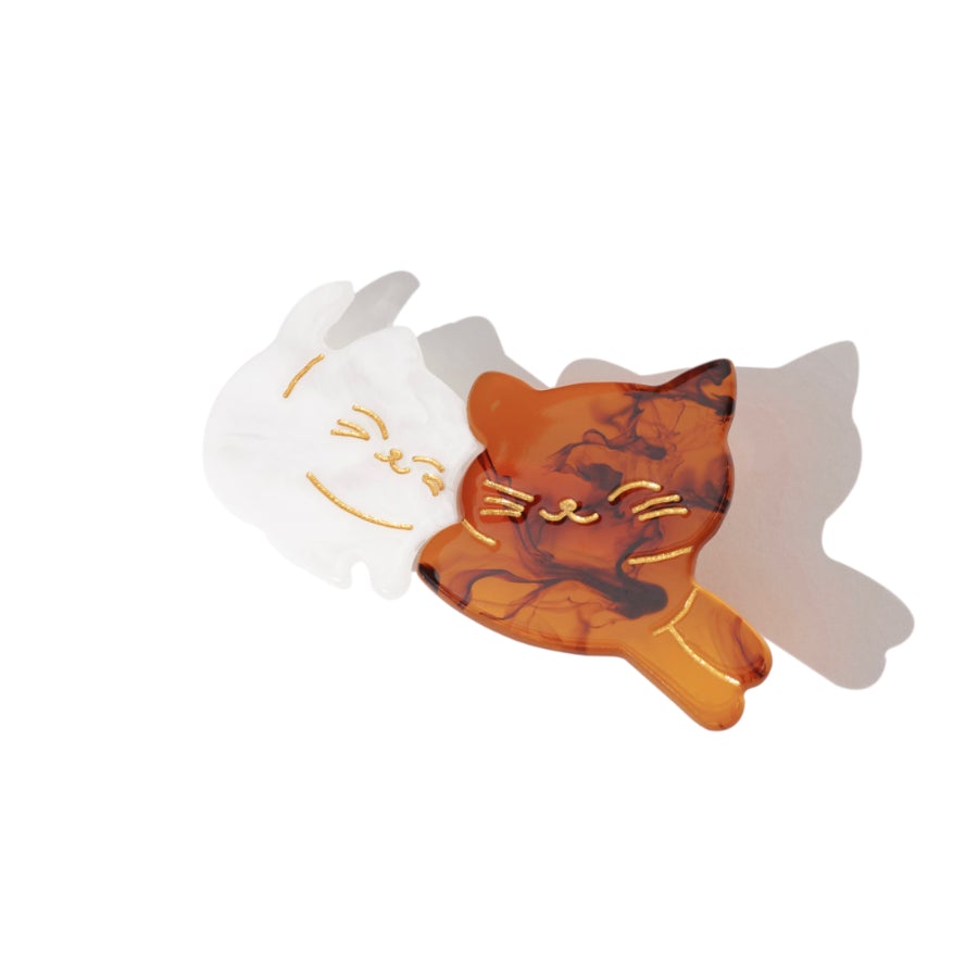 Meow Cat Hair Clip In Light